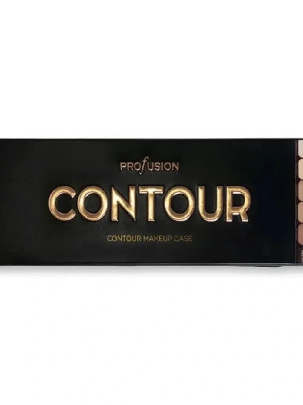 Profusion Cosmetics 6 Shade Contour Palette + Brush Contour Makeup Case Kit